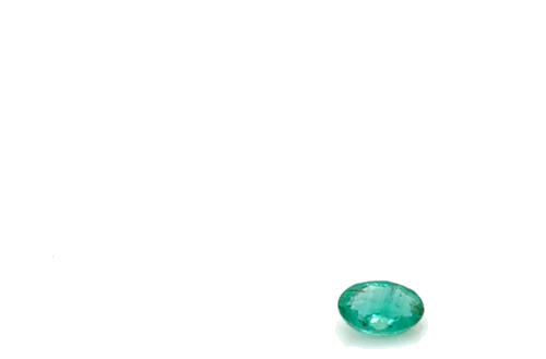 0.4 carat GREEN Oval Smaragdas (1)