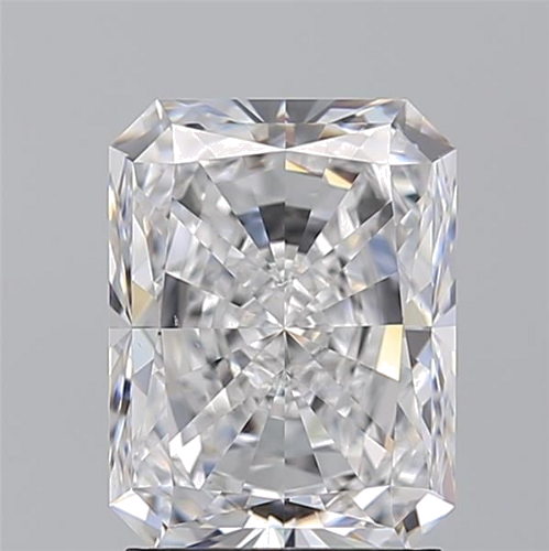 2.01 carat D-VS2 Natūralus Radiant Deimantas (1)
