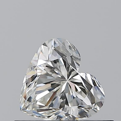 0.5 carat I-VVS1 Natūralus Heart Deimantas (1)