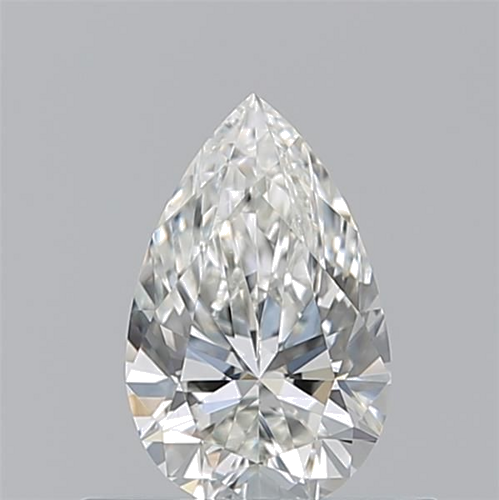 0.5 carat H-VS2 Natūralus Pear Deimantas (1)