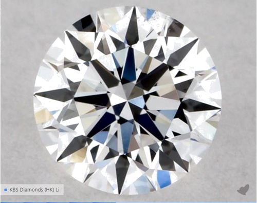0.33 karato D VS2 EX ROUND Deimantas (1)