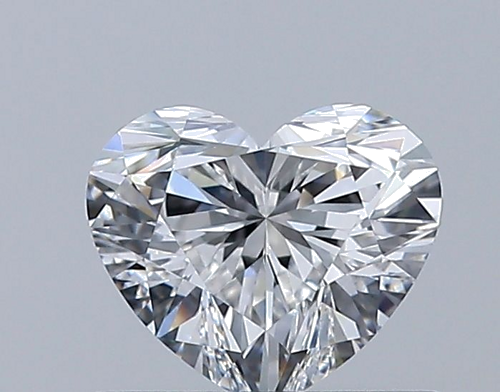0.54 carat E-IF Natūralus Heart Deimantas (1)