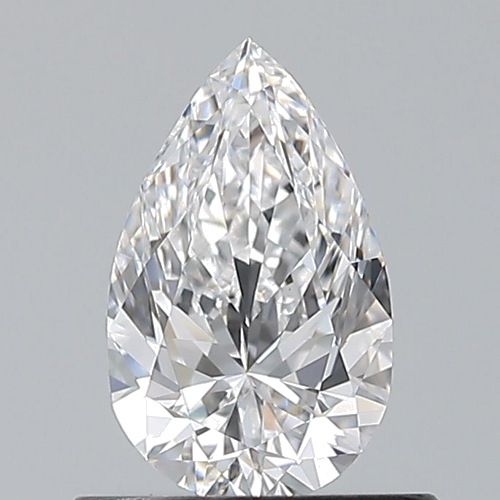 0.6 carat D-VS1 Natūralus Pear Deimantas (1)
