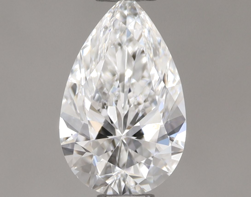 0.6 carat E-VS2 Natūralus Pear Deimantas (1)