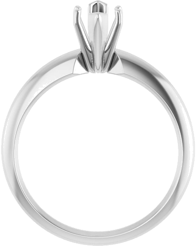 Sužadėtuvių Žiedas „V-End Solitaire“ 585 Baltojo Aukso Marquise 9.3mm x 4.5mm (2)