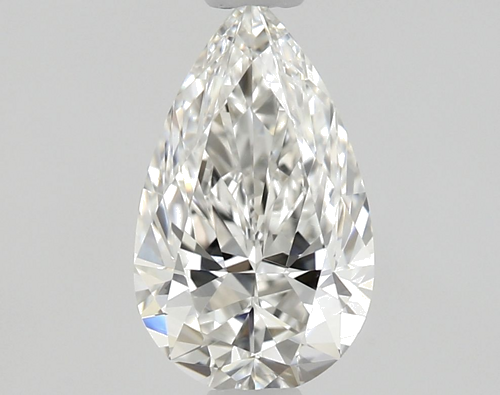 0.64 carat F-VS1 Natūralus Pear Deimantas (1)