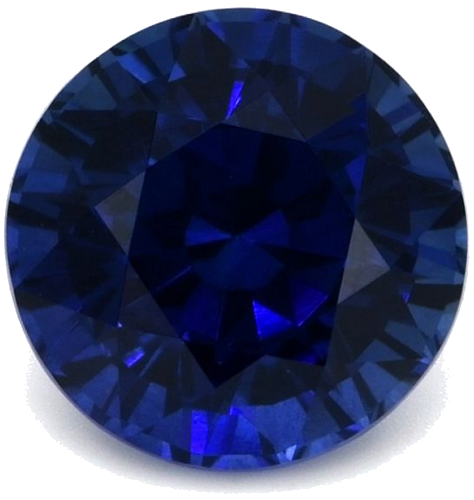 3.29 carat BLUE Round Safyras (1)