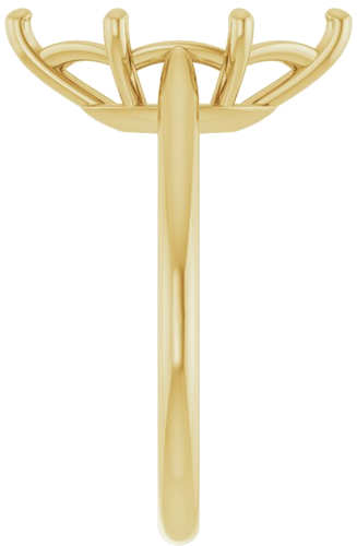 Sužadėtuvių Žiedas 14k yellow gold Marquise 14mm x 7mm (4)