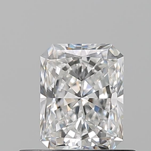 0.51 carat F-VVS2 Natūralus Radiant Deimantas (1)