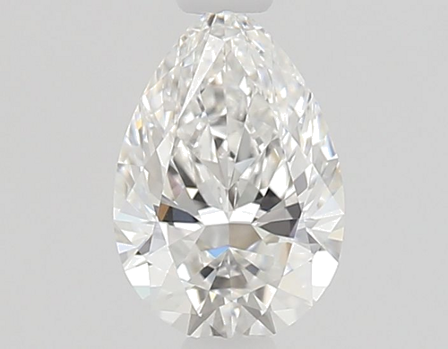 0.54 carat E-VVS1 Natūralus Pear Deimantas (1)