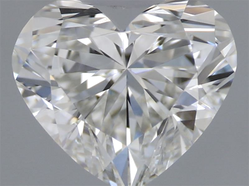 0.57 carat H-VVS2 Natūralus Heart Deimantas (1)
