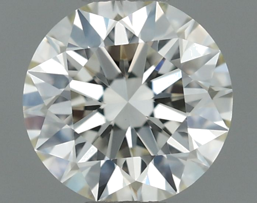 0.52 carat K-VVS2 Excellent cut Natūralus Round Deimantas (1)