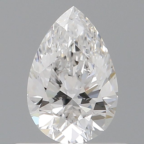 0.5 carat E-VS2 Natūralus Pear Deimantas (1)