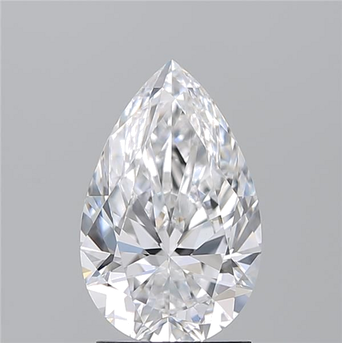 2.02 carat D-VS1 Natūralus Pear Deimantas (1)