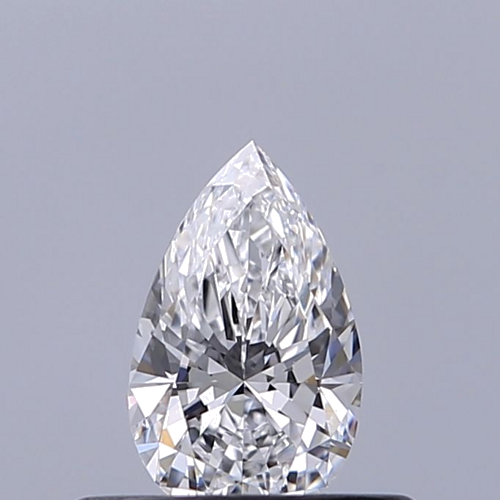0.32 carat D-VVS2 Natūralus Pear Deimantas (1)
