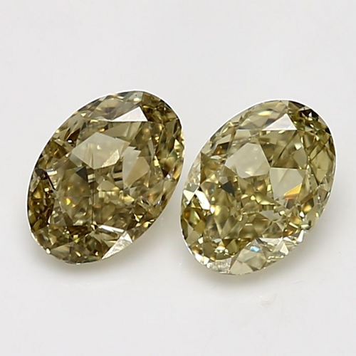 1.01 carat Fancy Brownish Yellow-VS1 Natūralus Oval Deimantas (1)