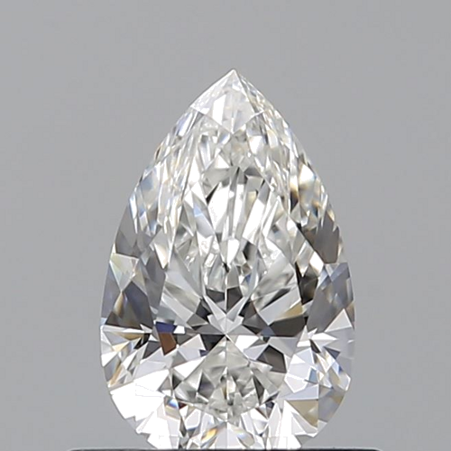 0.51 carat F-VS1 Natūralus Pear Deimantas (1)