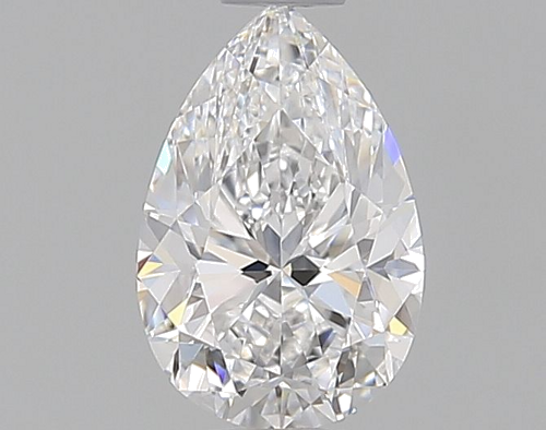 0.5 carat D-VS1 Natūralus Pear Deimantas (1)
