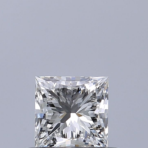 0.43 carat F-VVS1 Natūralus Princess Deimantas (1)