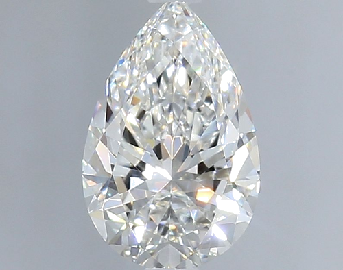 1.0 carat G-VVS2 Natūralus Pear Deimantas (1)