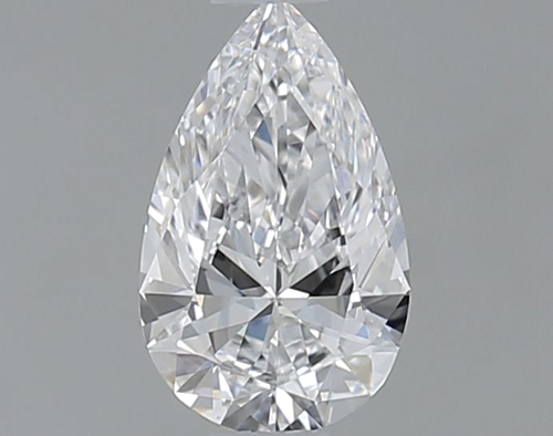 0.5 carat D-IF Natūralus Pear Deimantas (1)
