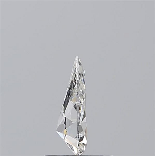 0.5 carat F-VS2 Natūralus Pear Deimantas (1)