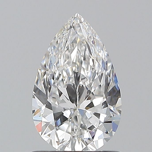 0.9 carat E-VS1 Natūralus Pear Deimantas (1)