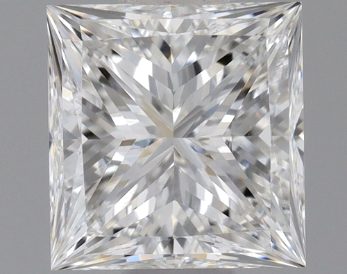 0.5 carat E-VS1 Natūralus Princess Deimantas (1)