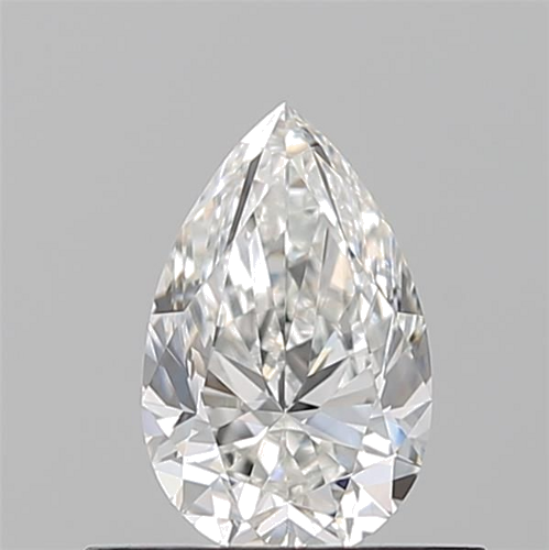 0.5 carat F-VVS1 Natūralus Pear Deimantas (1)