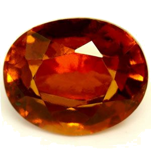 3.21 carat ORANGE Oval Garnet (1)