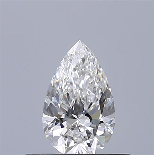 0.34 carat E-VVS1 Natūralus Pear Deimantas (1)