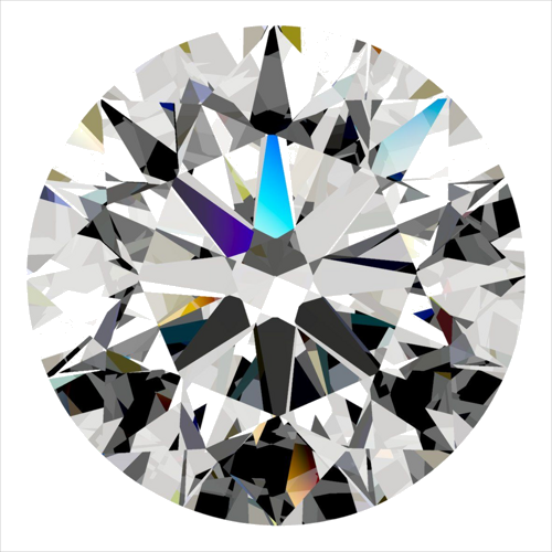 0.3 carat D-SI2 Excellent cut Natūralus Round Deimantas (1)