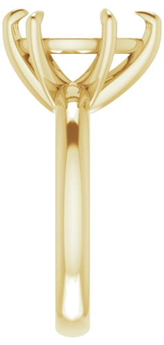 Sužadėtuvių Žiedas „Claw-Prong Solitaire“ 14k yellow gold Pear 12mm x 8mm (4)