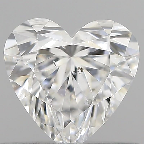 0.62 carat E-SI1 Natūralus Heart Deimantas (1)