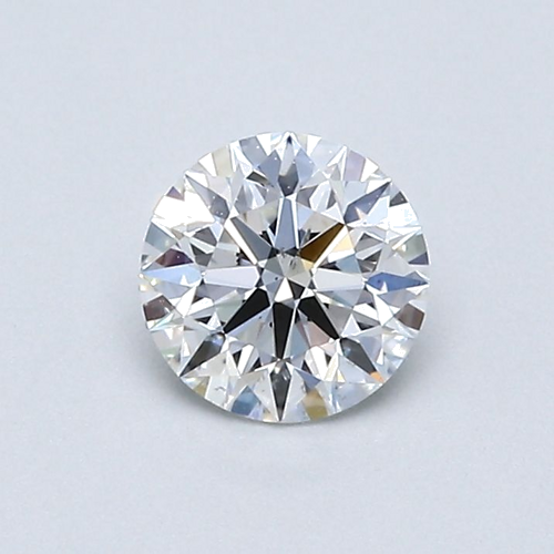 0.52 carat G-SI1 Excellent cut Natūralus Round Deimantas (1)