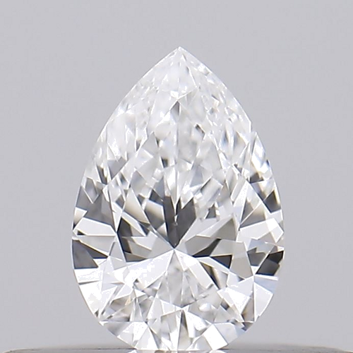0.19 carat D-VVS2 Natūralus Pear Deimantas (1)