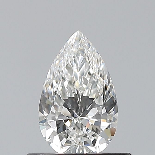 0.5 carat G-VS2 Natūralus Pear Deimantas (1)