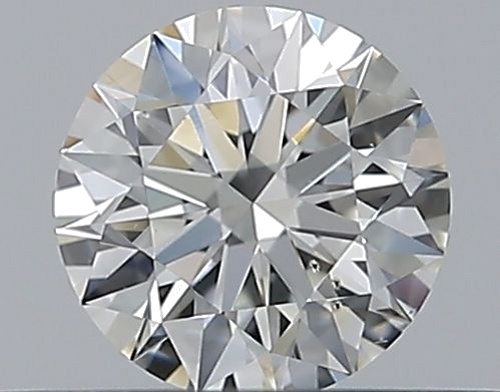 0.32 carat H-SI1 Excellent cut Natūralus Round Deimantas (1)