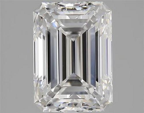 2.7 carat F-VS1 Natūralus Emerald Deimantas (1)