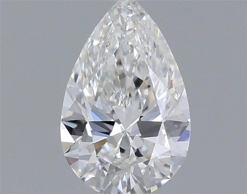 0.35 carat F-VVS1 Natūralus Pear Deimantas (1)