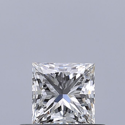 0.45 carat E-VVS1 Natūralus Princess Deimantas (1)