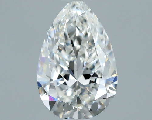 0.5 carat G-VS1 Natūralus Pear Deimantas (1)