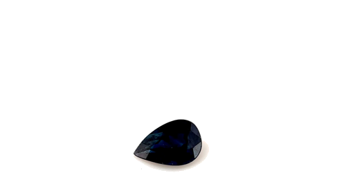 0.54 carat BLUE Pear Safyras (1)