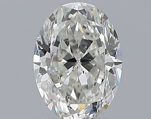 1.51 carat H-SI1 Natūralus Oval Deimantas (1)