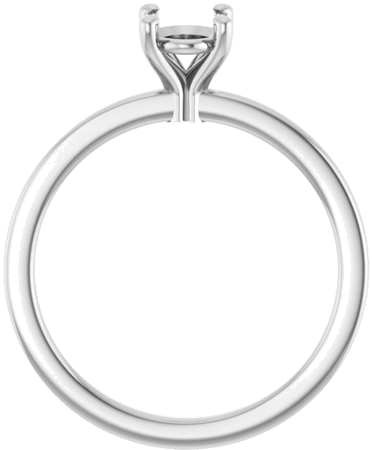 Sužadėtuvių Žiedas „Solitaire“ 925 Sidabro Oval 7mm x 5mm (2)