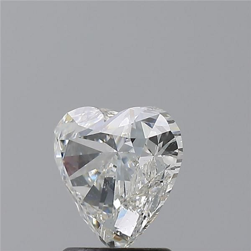 1.7 carat H-SI2 Natūralus Heart Deimantas (1)