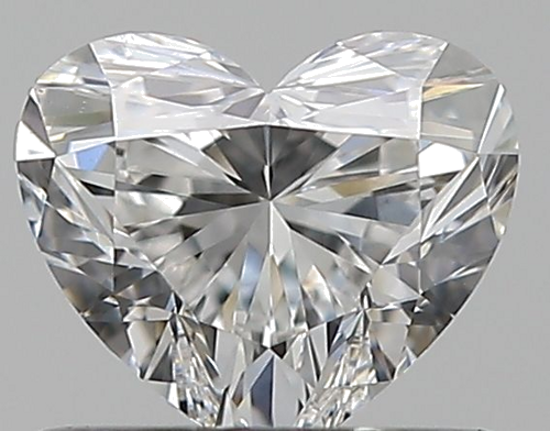 0.6 carat F-VS2 Natūralus Heart Deimantas (1)