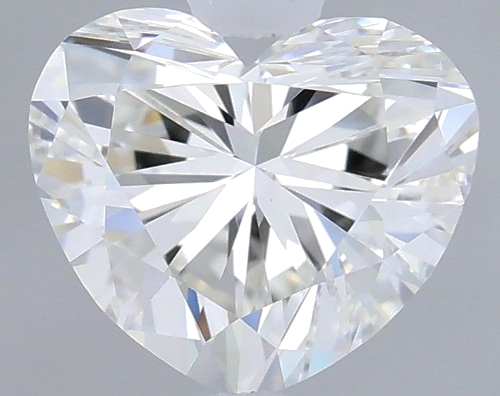 0.5 carat H-VVS2 Natūralus Heart Deimantas (1)