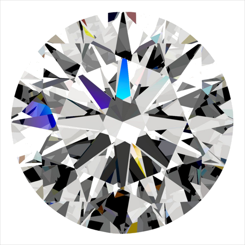 0.3 carat E-VVS1 Excellent cut Natūralus Round Deimantas (1)