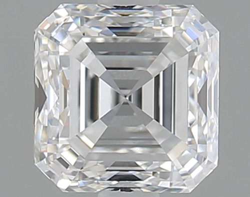 1.0 carat E-VVS2 Natūralus Asscher Deimantas (1)